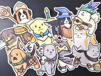 Dungeon Doggos Sticker Pack