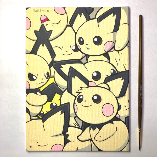 Original Painting - Bunches of Pichu