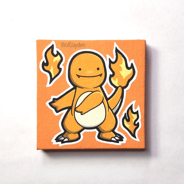 Original Painting - Ditto Charmander