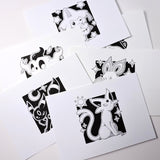 Original Drawings - Inked Mons (5"x7")