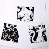 Original Drawings - Inked Mons (5"x7")