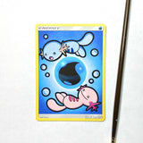 Handpainted Wooper energy card