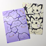 Art prints of Ditto and Pichu illustrations.