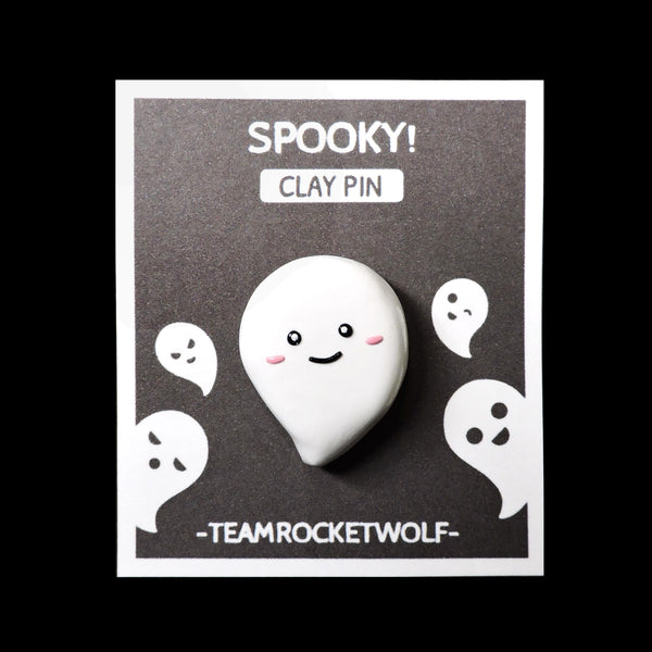 Spooky Ghost Pin