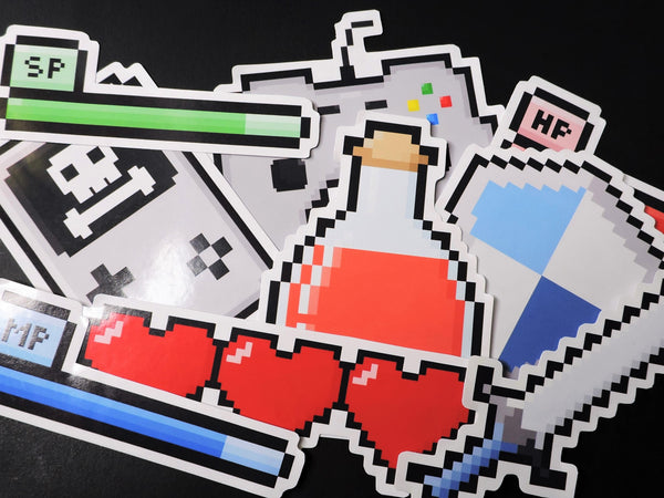 Pixel Gamer Sticker Pack