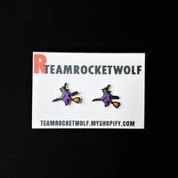 Halloween Pixel Earrings