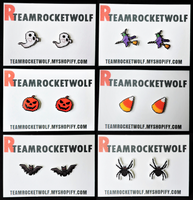Halloween Pixel Earrings