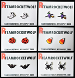 Halloween Pixel Earrings