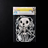 Skeleton Crossing Sticker Pack